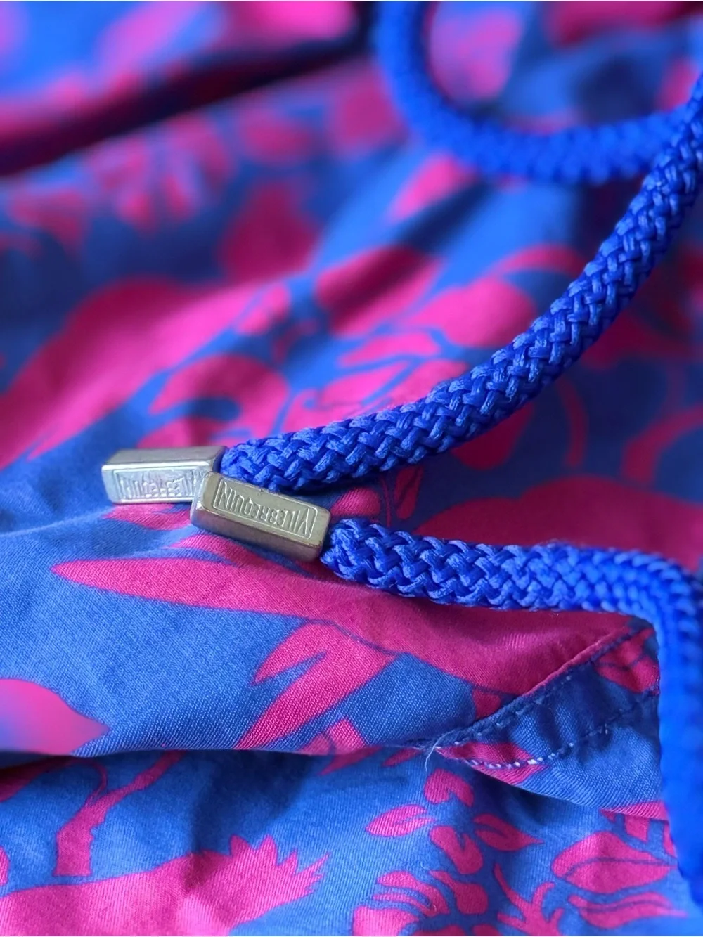 Vilebrequin Blue & Pink Floral Men's Swim Shorts